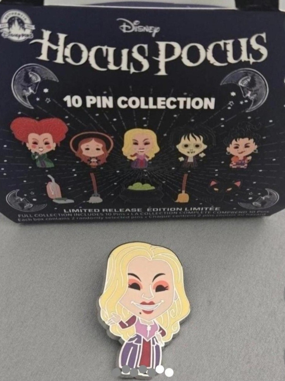 Disney Hocus Pocus Pin - Blonde & Purple Enamel